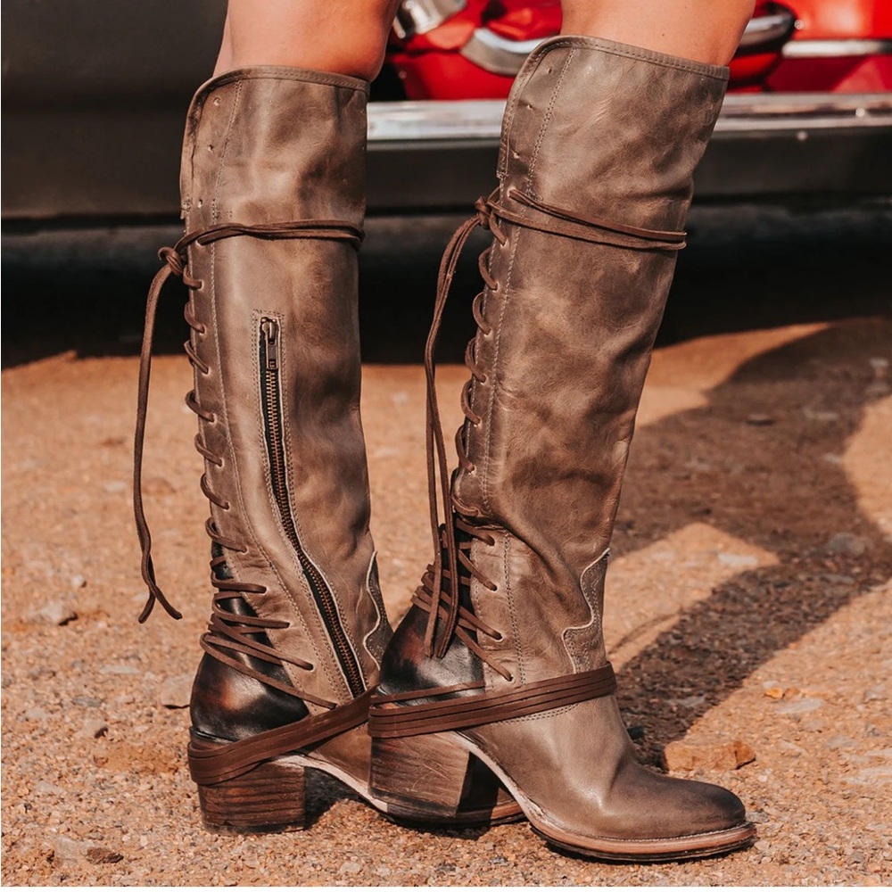 Free Bird Tall Boots Coal Sz 9